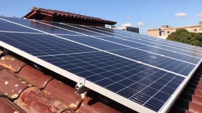 Système de montage de support solaire PV sur le toit