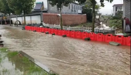 Barrière mobile d'inondation du trafic de gestion de prévention de l'eau en plastique d'ABS pour la sécurité routière