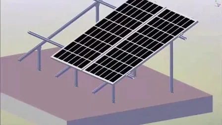 Système de montage de panneaux solaires à énergie solaire en aluminium de la structure PV 10kw