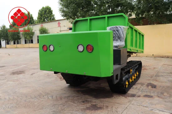 Système de marche de moteur de voie en caoutchouc de camion à benne basculante de chenille du rendement élevé 5ton