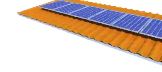 Structure de montage solaire PV sur le toit de tuiles vernissées de bonne qualité, système de panneaux solaires en aluminium pour système d'alimentation solaire/système d'énergie solaire domestique