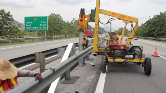 Barrière de garde-corps en acier Q235 Q345 pour la sécurité routière