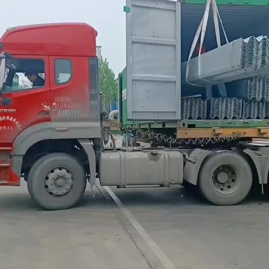 Barrière de sécurité routière de rambarde d'autoroute à poutre ondulée à vendre